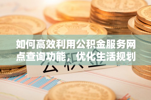 若羌如何高效利用公积金服务网点查询功能，优化生活规划