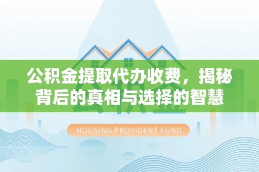 若羌公积金提取代办收费，揭秘背后的真相与选择的智慧