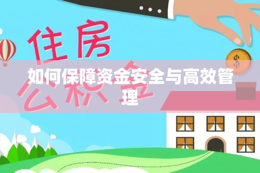 若羌如何保障资金安全与高效管理