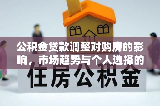 若羌公积金贷款调整对购房的影响，市场趋势与个人选择的深度解析