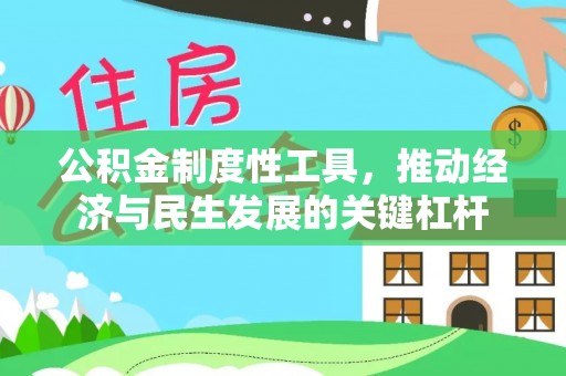 若羌公积金制度性工具，推动经济与民生发展的关键杠杆