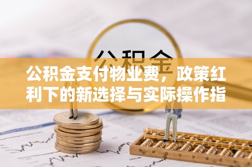 若羌公积金支付物业费，政策红利下的新选择与实际操作指南