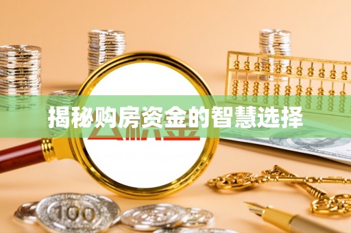 若羌揭秘购房资金的智慧选择