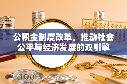 若羌公积金制度改革，推动社会公平与经济发展的双引擎