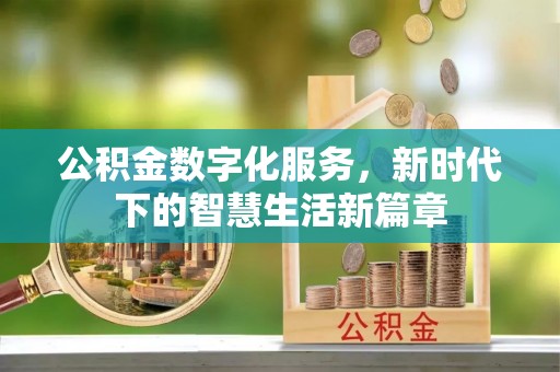 若羌公积金数字化服务，新时代下的智慧生活新篇章