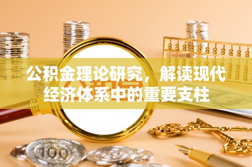 若羌公积金理论研究，解读现代经济体系中的重要支柱
