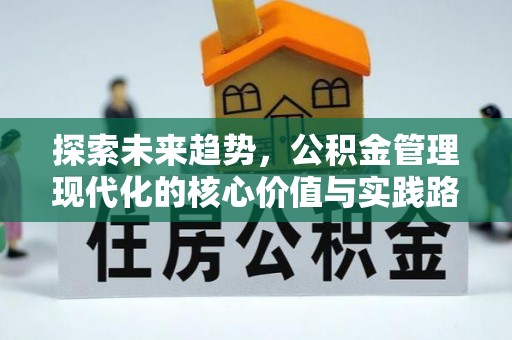 若羌探索未来趋势，公积金管理现代化的核心价值与实践路径