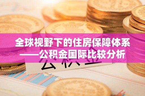 若羌全球视野下的住房保障体系——公积金国际比较分析