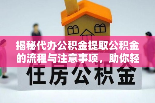 若羌揭秘代办公积金提取公积金的流程与注意事项，助你轻松拿回属于你的钱
