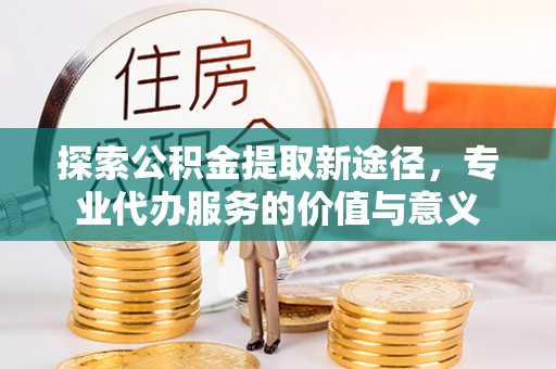 若羌探索公积金提取新途径，专业代办服务的价值与意义