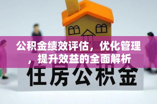 若羌公积金绩效评估，优化管理，提升效益的全面解析