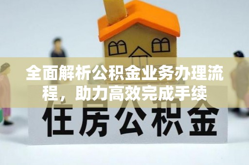 若羌全面解析公积金业务办理流程，助力高效完成手续