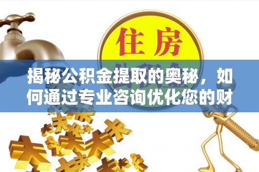 若羌揭秘公积金提取的奥秘，如何通过专业咨询优化您的财务规划