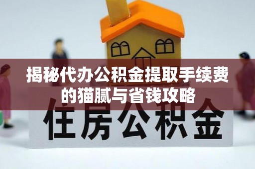 若羌揭秘代办公积金提取手续费的猫腻与省钱攻略