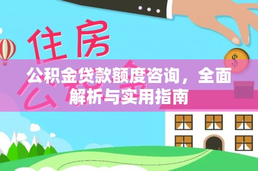 若羌公积金贷款额度咨询，全面解析与实用指南