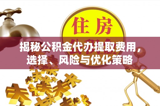 若羌揭秘公积金代办提取费用，选择、风险与优化策略