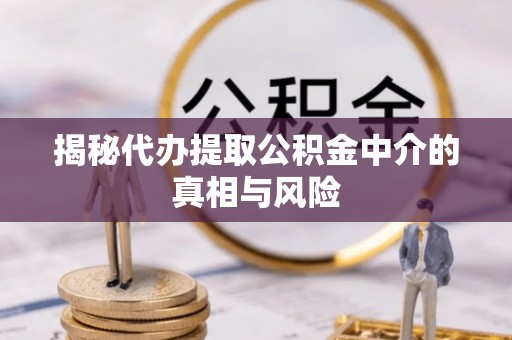若羌揭秘代办提取公积金中介的真相与风险