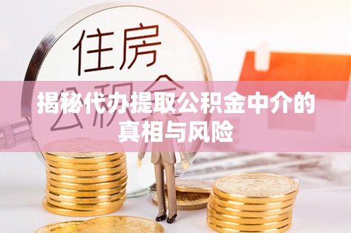 若羌揭秘代办提取公积金中介的真相与风险