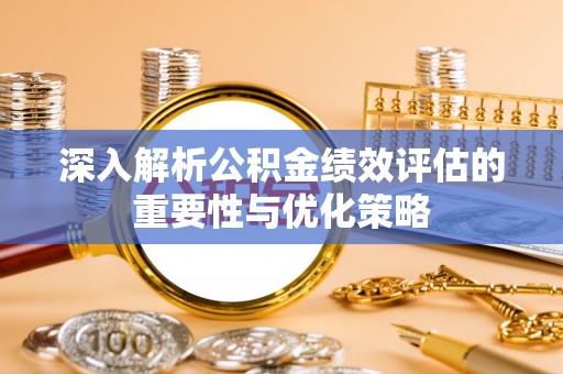 若羌深入解析公积金绩效评估的重要性与优化策略