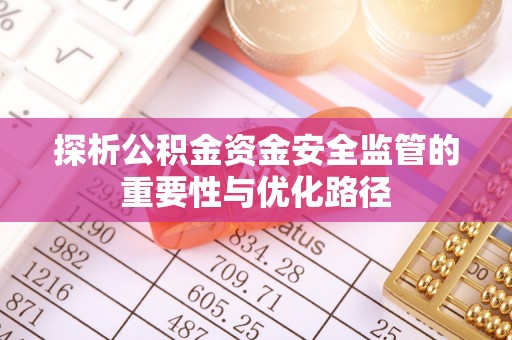 若羌探析公积金资金安全监管的重要性与优化路径