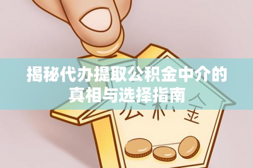 若羌揭秘代办提取公积金中介的真相与选择指南