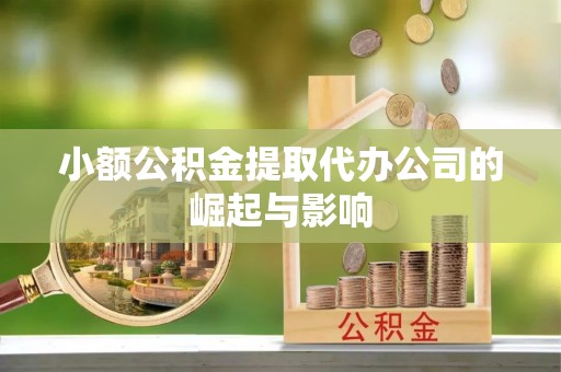 若羌小额公积金提取代办公司的崛起与影响